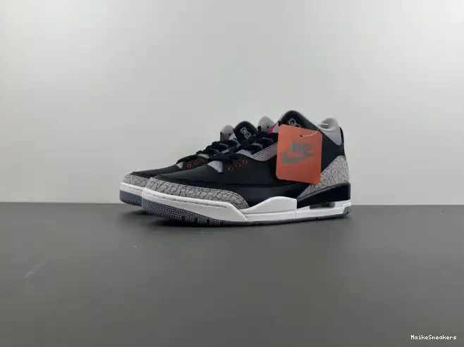 MaikeSneakers Jordan 3 Black Air DN3707-010 Cement 0506